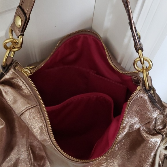 Coach Gold Poppy bag - Picture 4 of 4